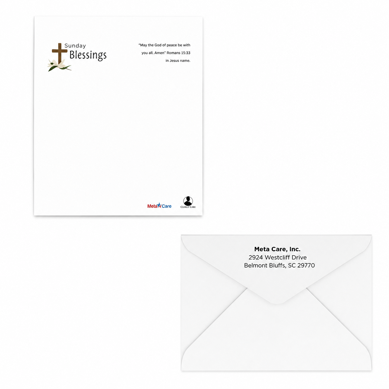 Birthday Card & Envelope