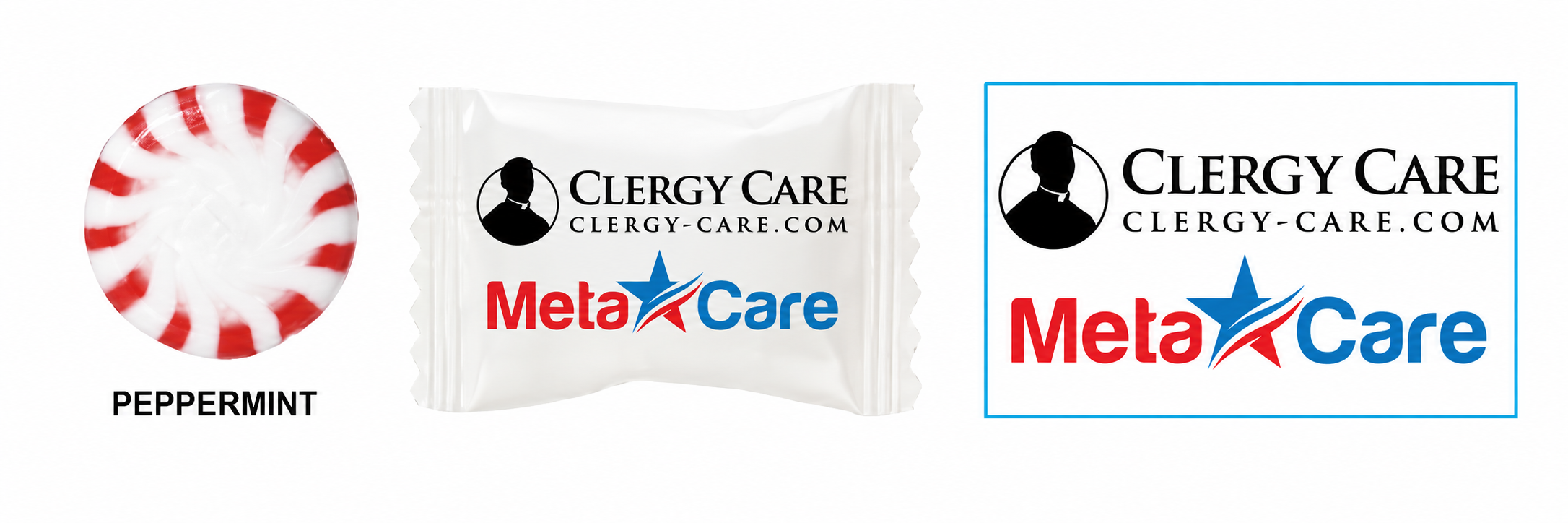 Clergy Care Individually Wrapped Peppermint Mint